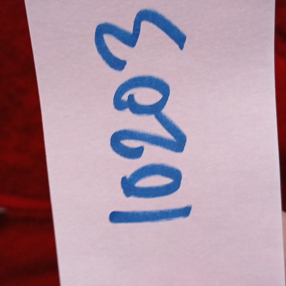 Coldwater Creek red wool zipper vest. Medium - Picture 7 of 7